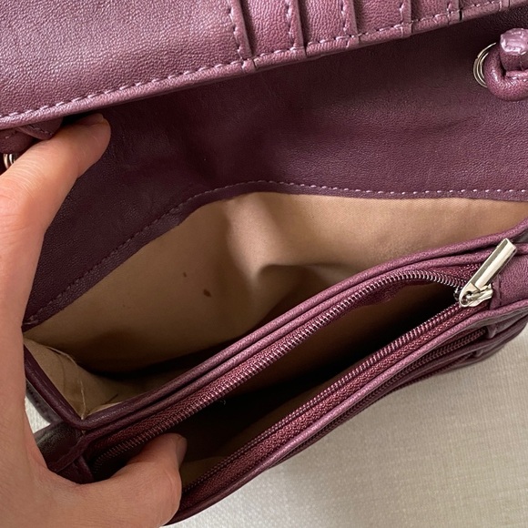 CO-LAB PURPLE Lola 3-in-1 Vegan Leather Small Crossbody Bag - Picture 8 of 14